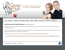Tablet Screenshot of goughduo.co.uk